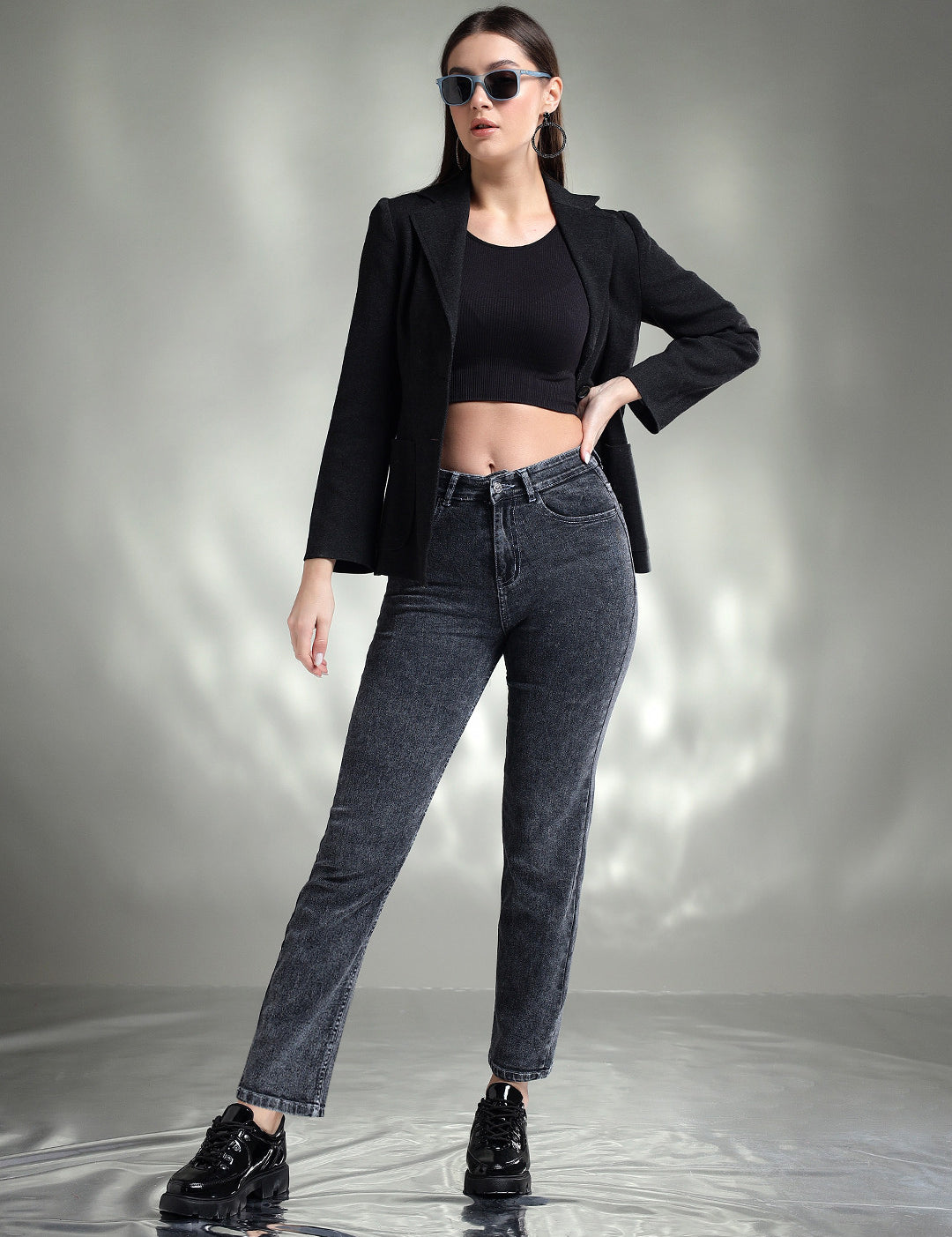 KOTTY Slim Women Grey Jeans 