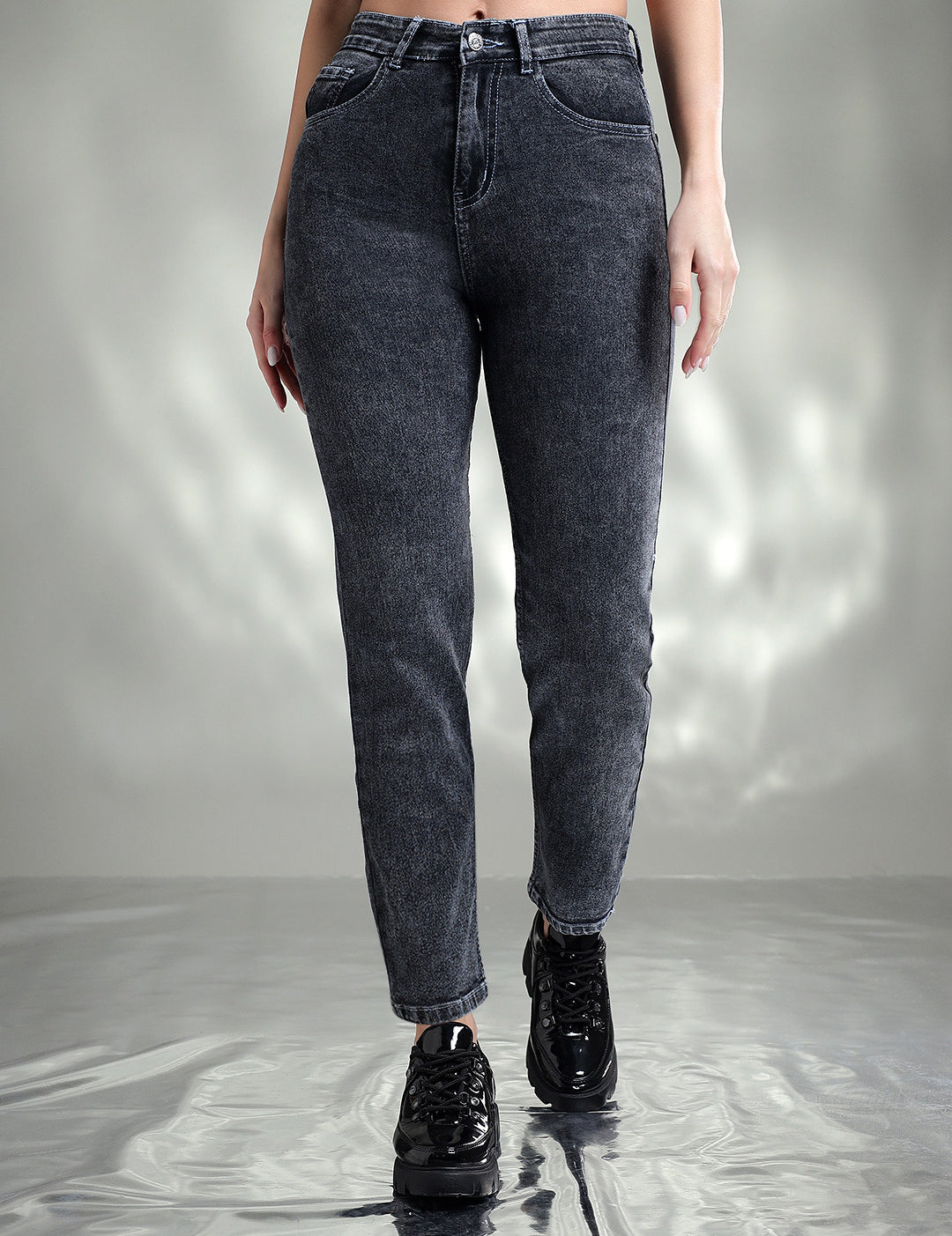 KOTTY Slim Women Grey Jeans 