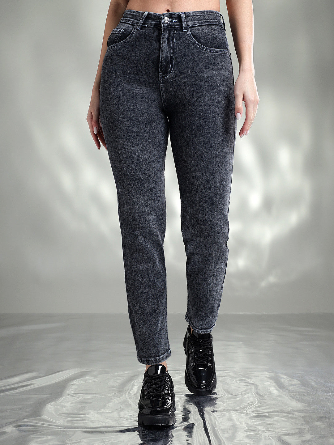 KOTTY Slim Women Grey Jeans 