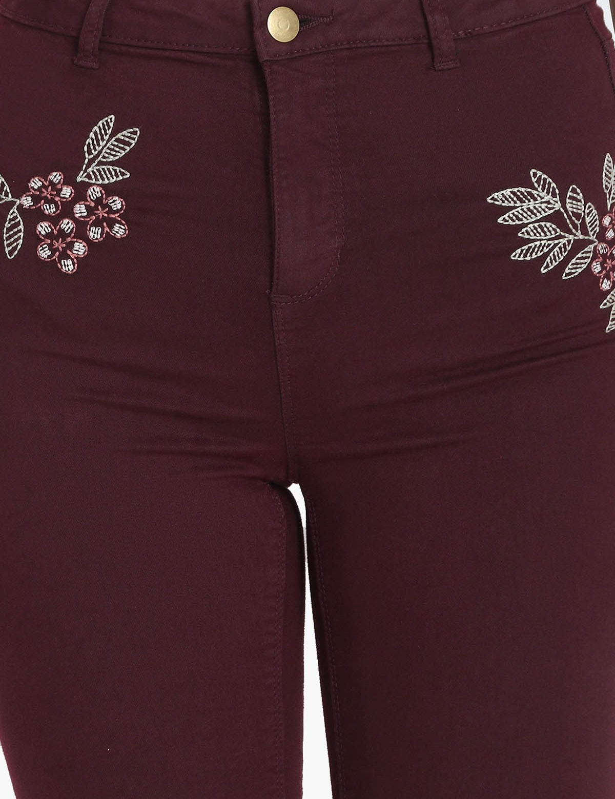 KOTTY Regular Women Maroon Jeans 