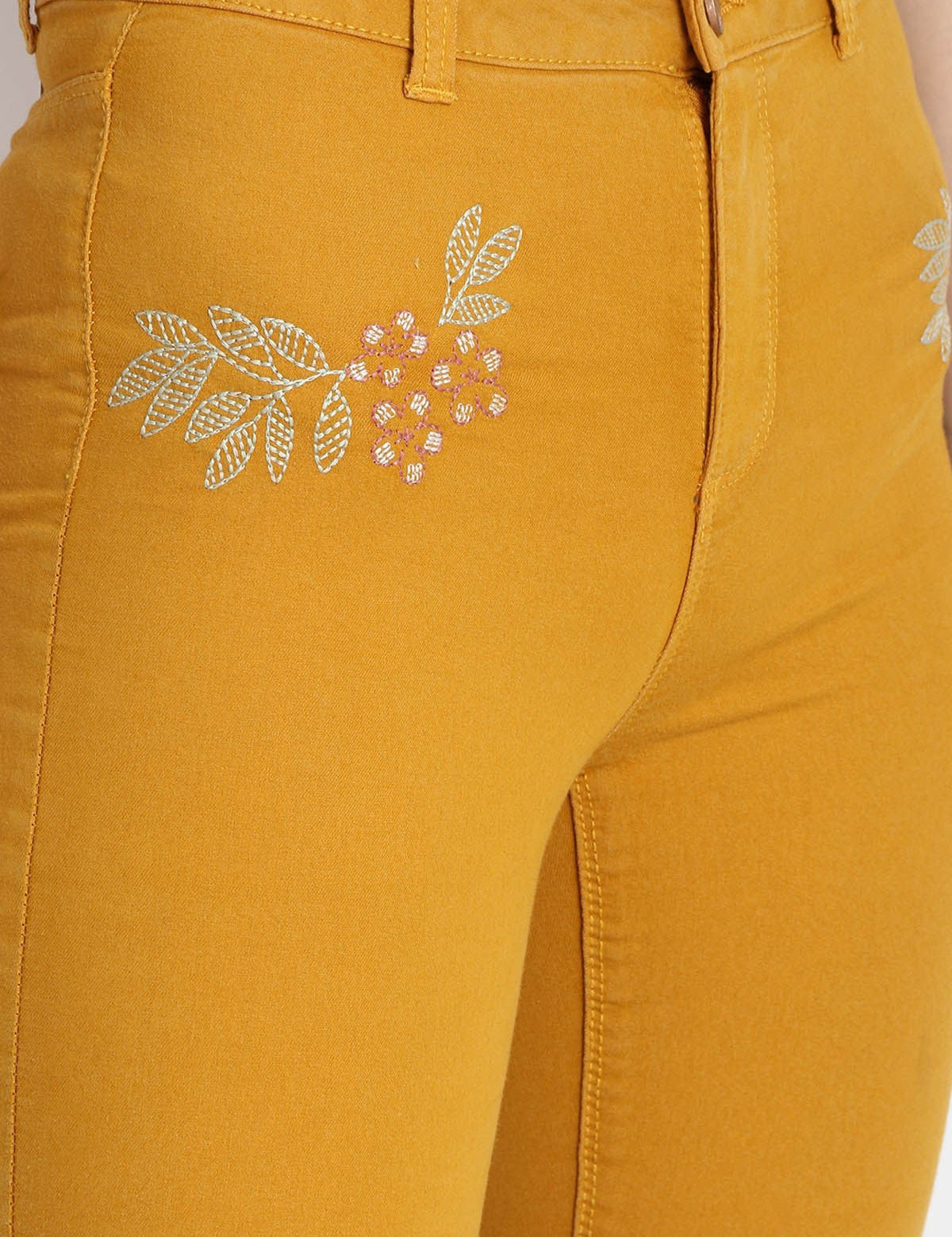 KOTTY Regular Women Yellow Jeans 