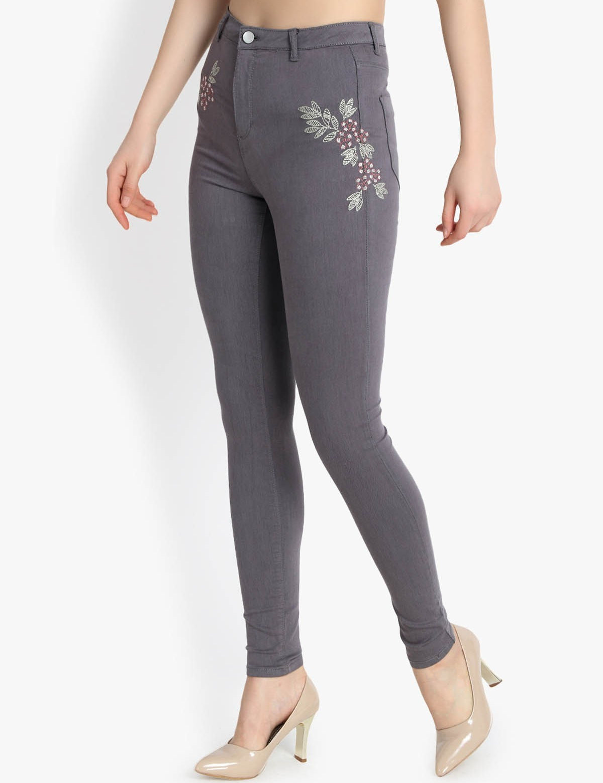 KOTTY Regular Women Grey Jeans 