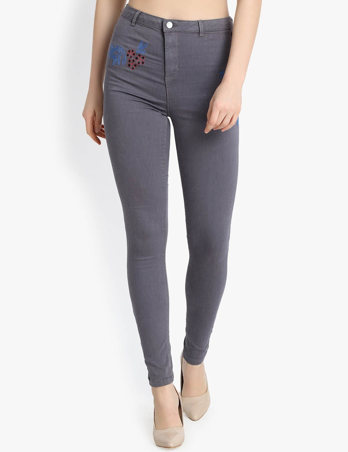 KOTTY Regular Women Grey Jeans 
