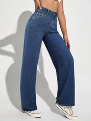 KOTTY Straight Fit Women Blue Jeans 