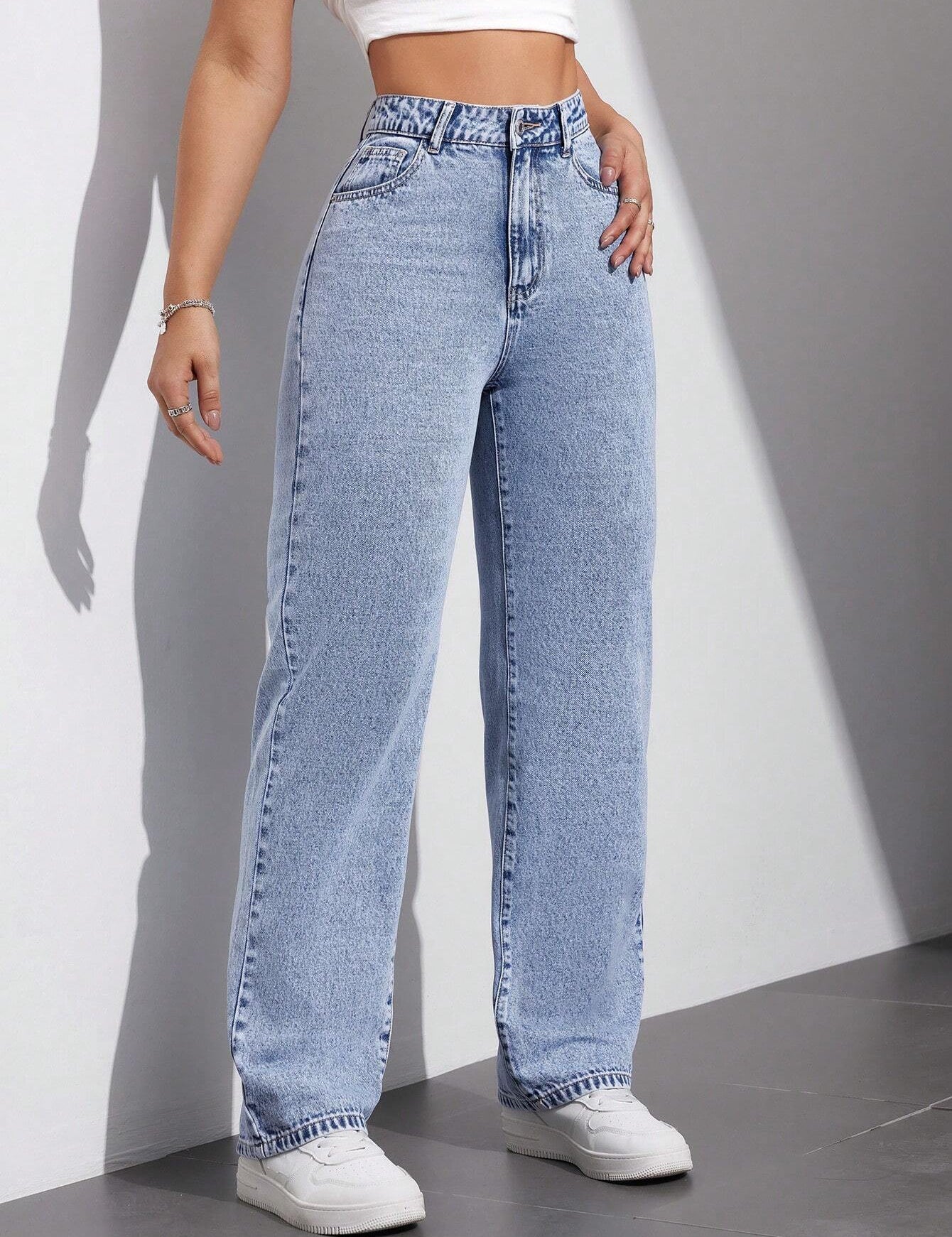 KOTTY Straight Fit Women Light Blue Jeans 