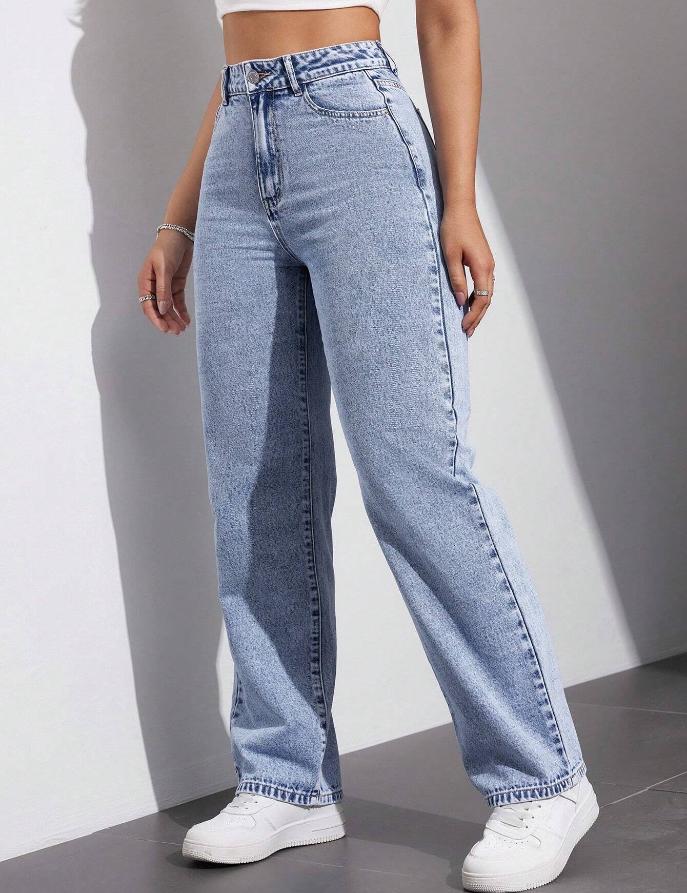 KOTTY Straight Fit Women Light Blue Jeans 