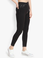 KOTTY Regular Women Black Jeans 