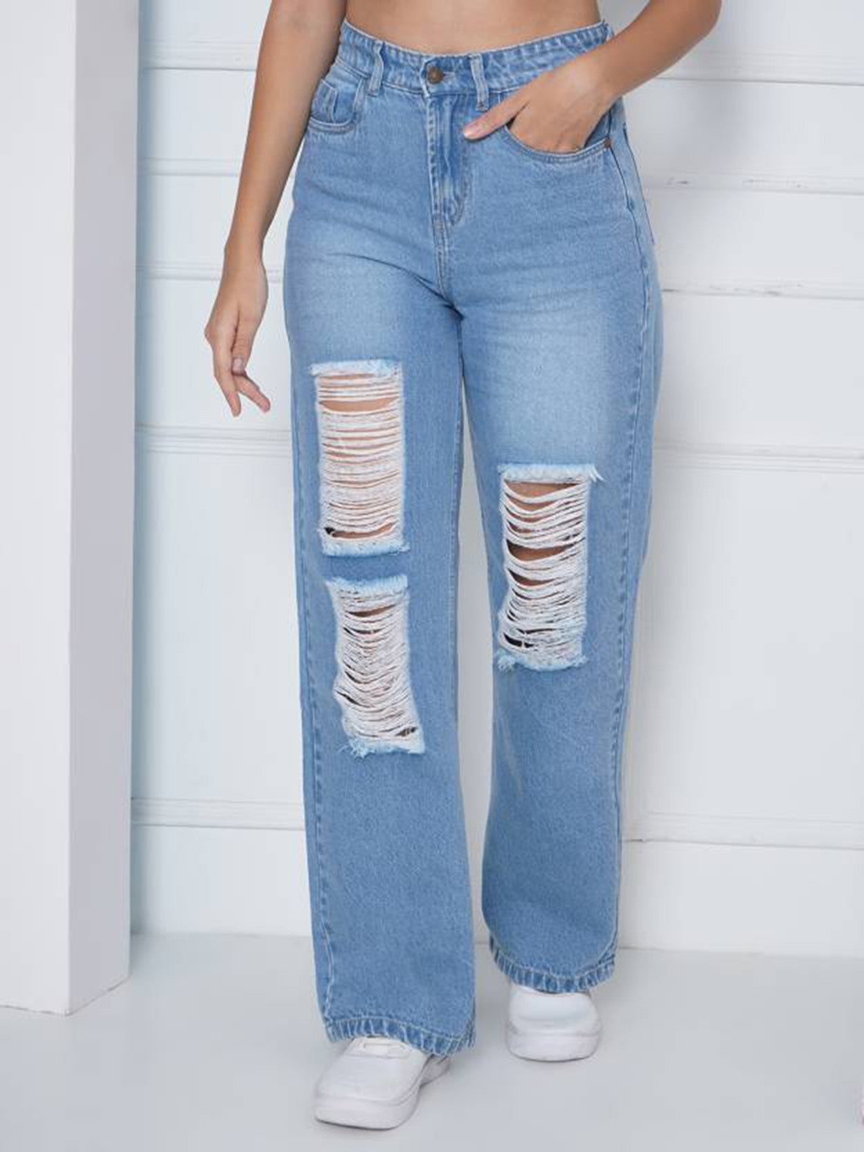 KOTTY Straight Fit Women Light Blue Jeans 
