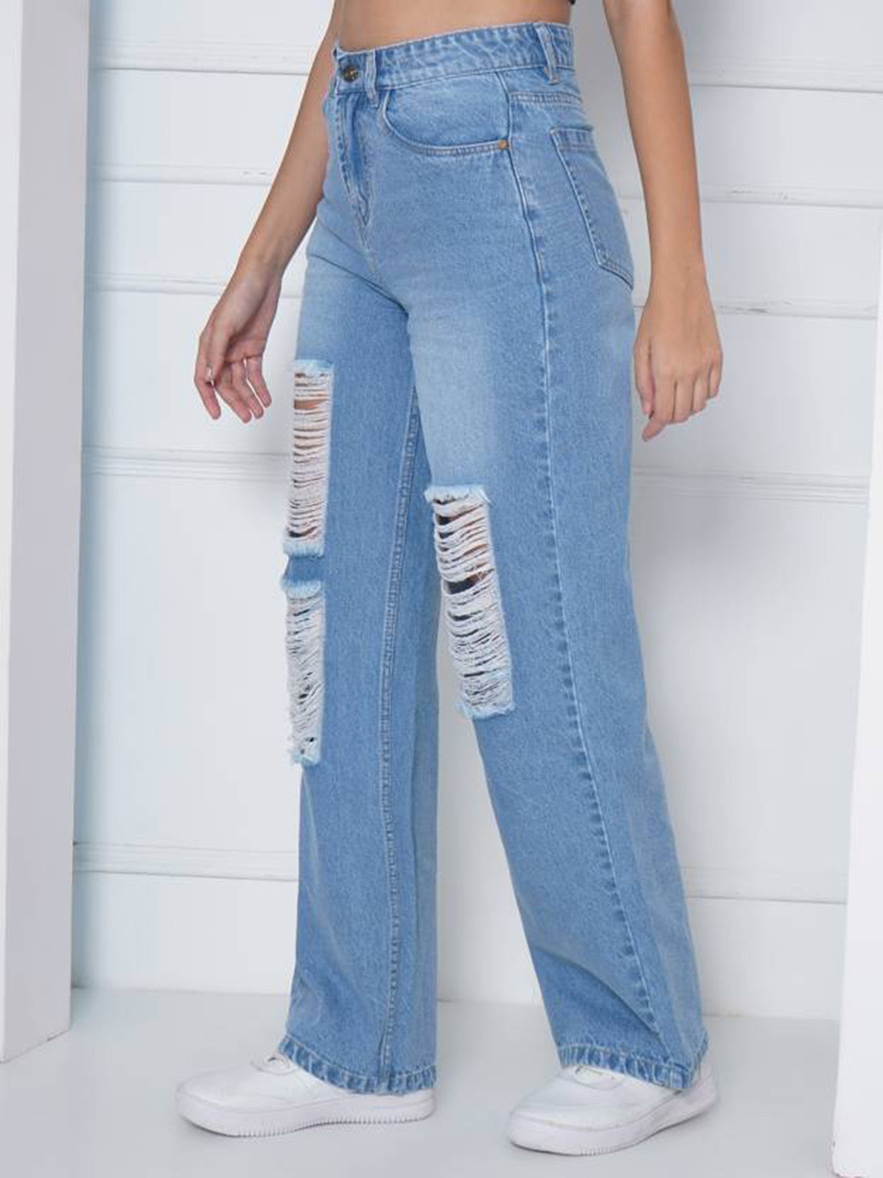 KOTTY Straight Fit Women Light Blue Jeans 