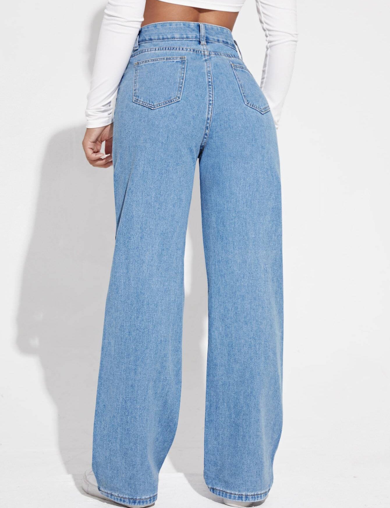 KOTTY Straight Fit Women Light Blue Jeans 