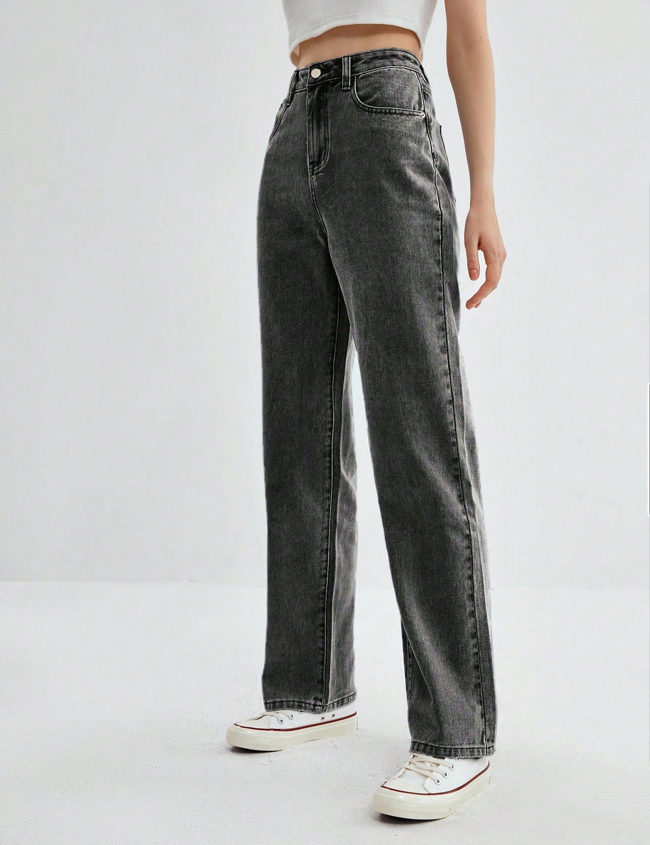 KOTTY Straight Fit Women Grey Jeans 