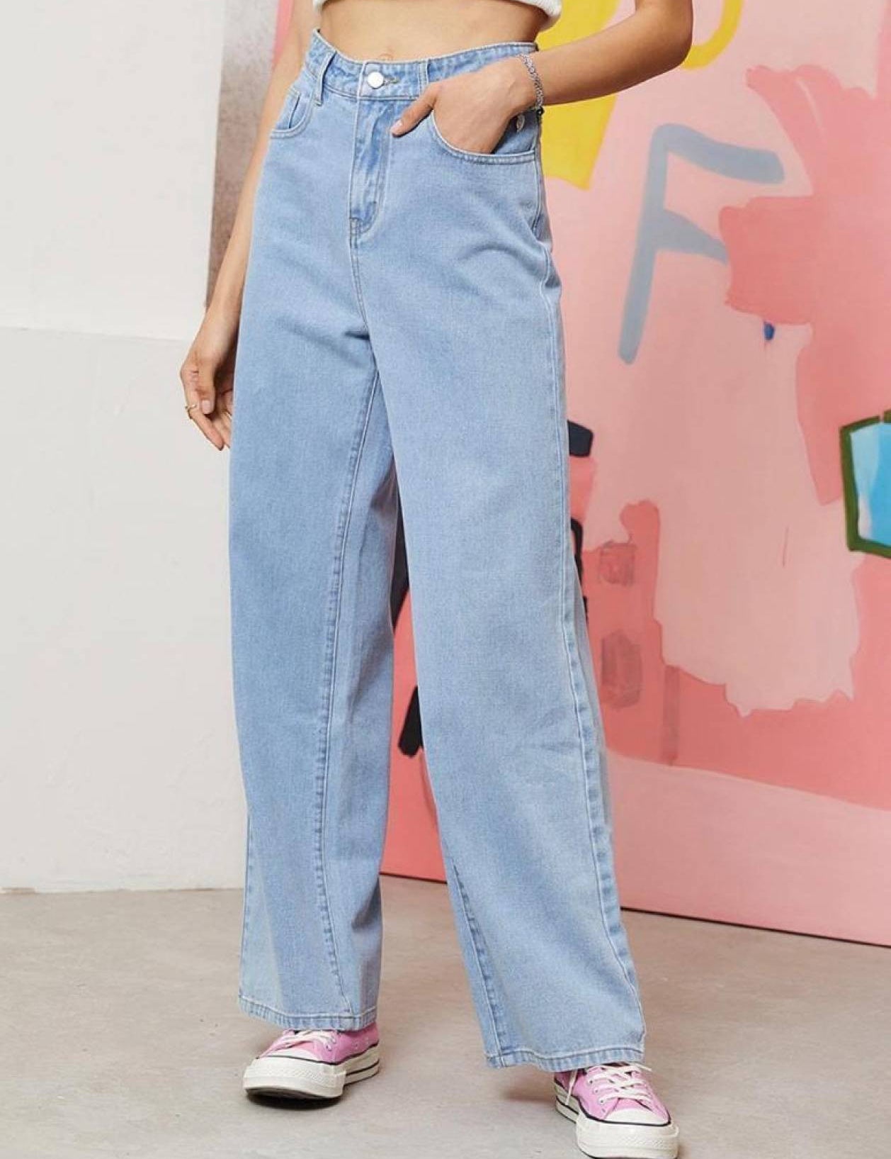 KOTTY Regular Women Light Blue Jeans 