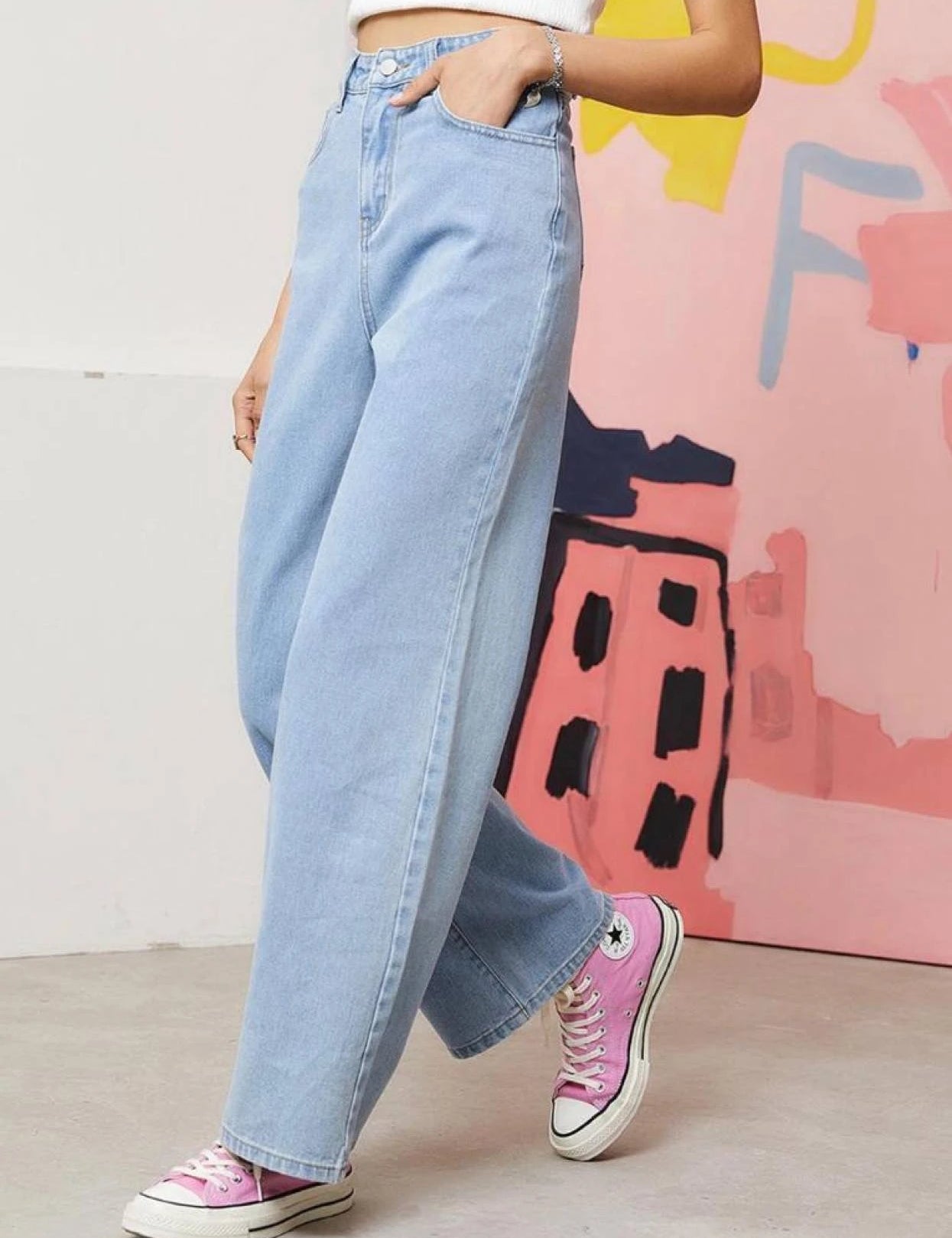 KOTTY Regular Women Light Blue Jeans 