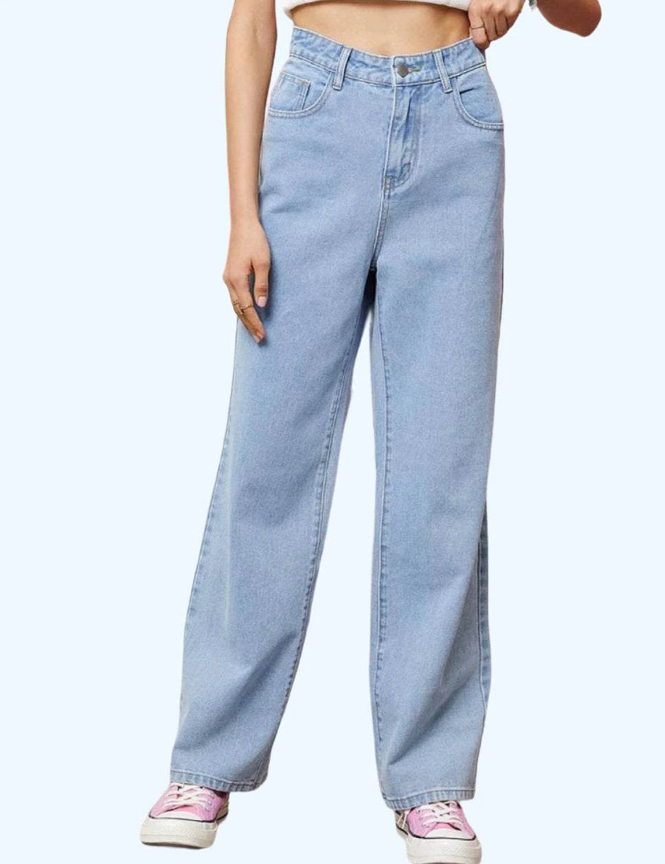 KOTTY Regular Women Light Blue Jeans 