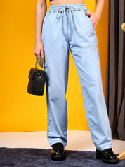 KOTTY Regular Women Light Blue Jeans 