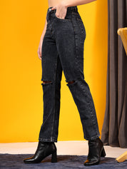 KOTTY Solid Womens Casual Regular Jeans