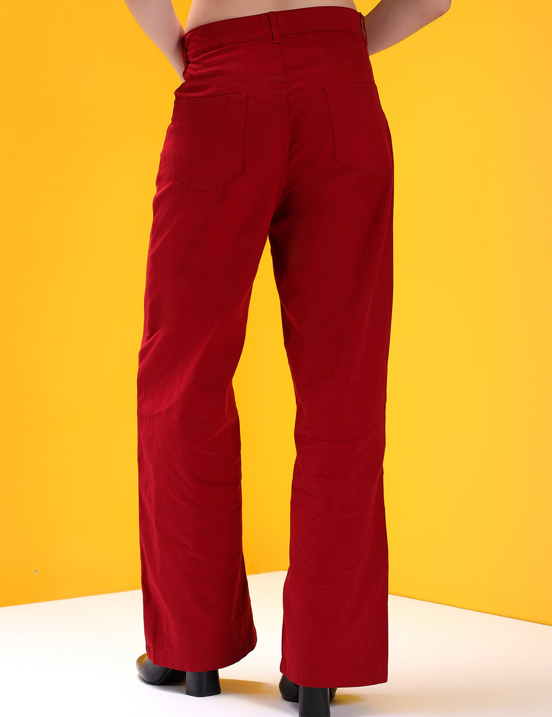 KOTTY Straight Fit Women Red Jeans 