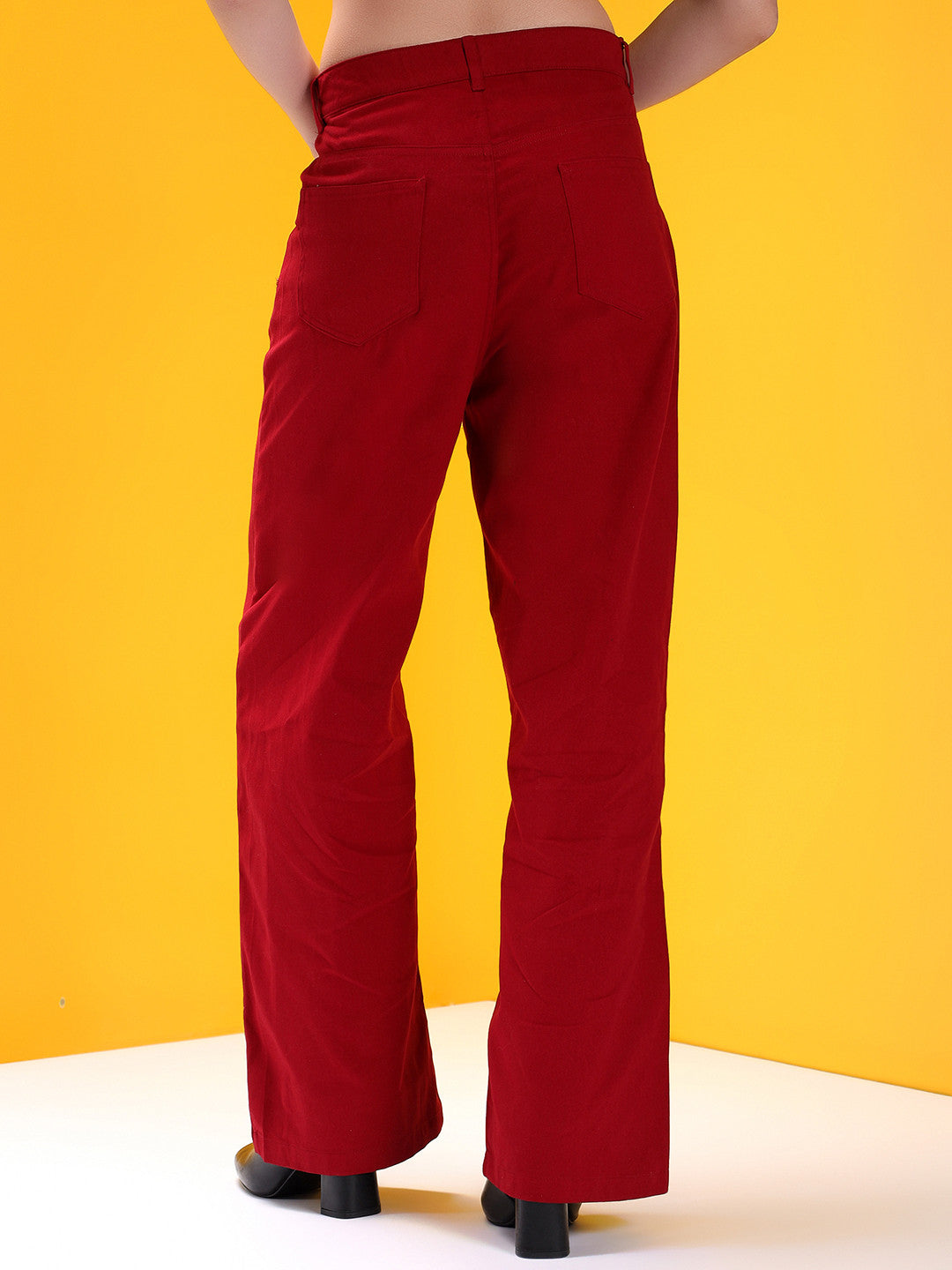 KOTTY Straight Fit Women Red Jeans 