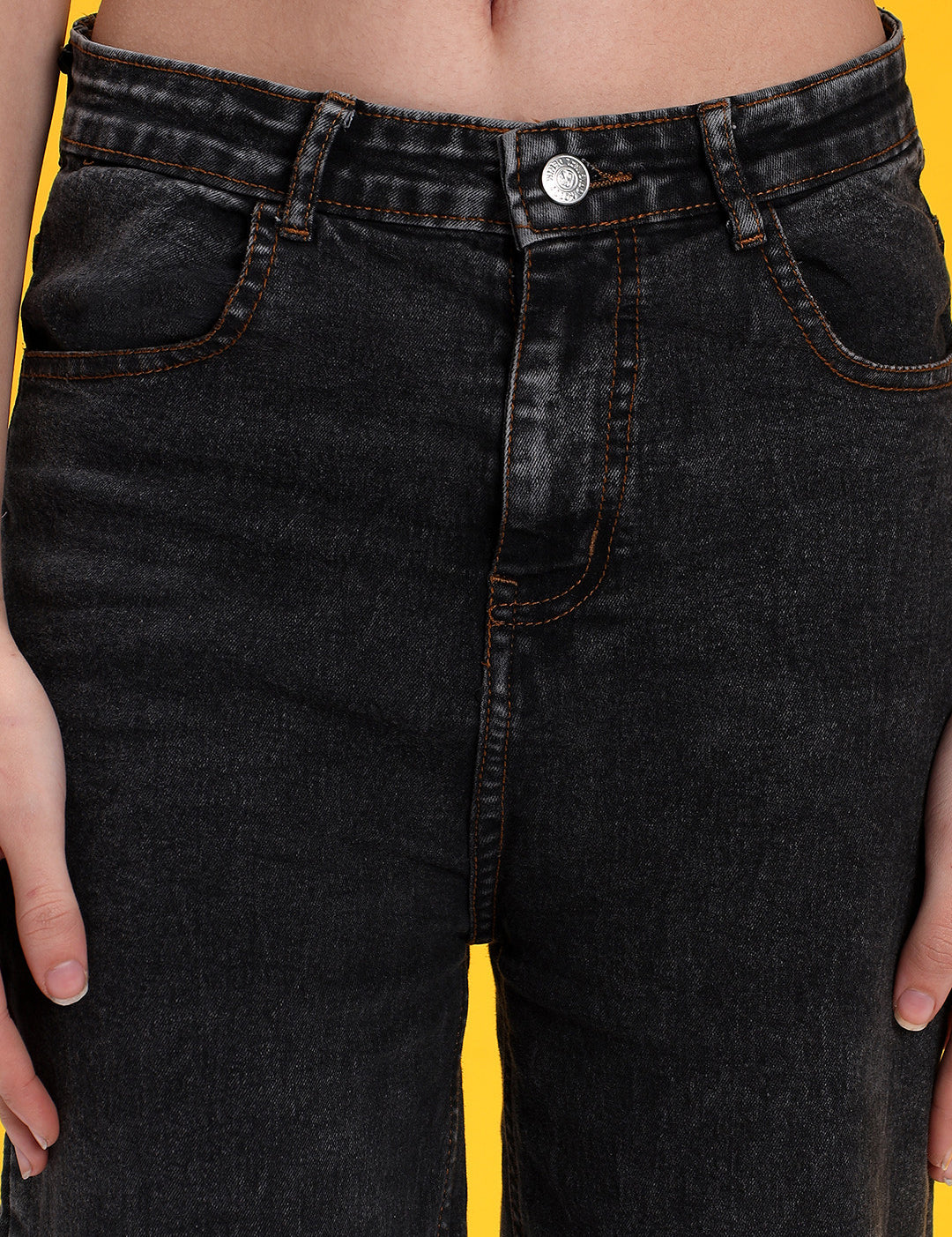 KOTTY Boot-Leg Women Black Jeans 