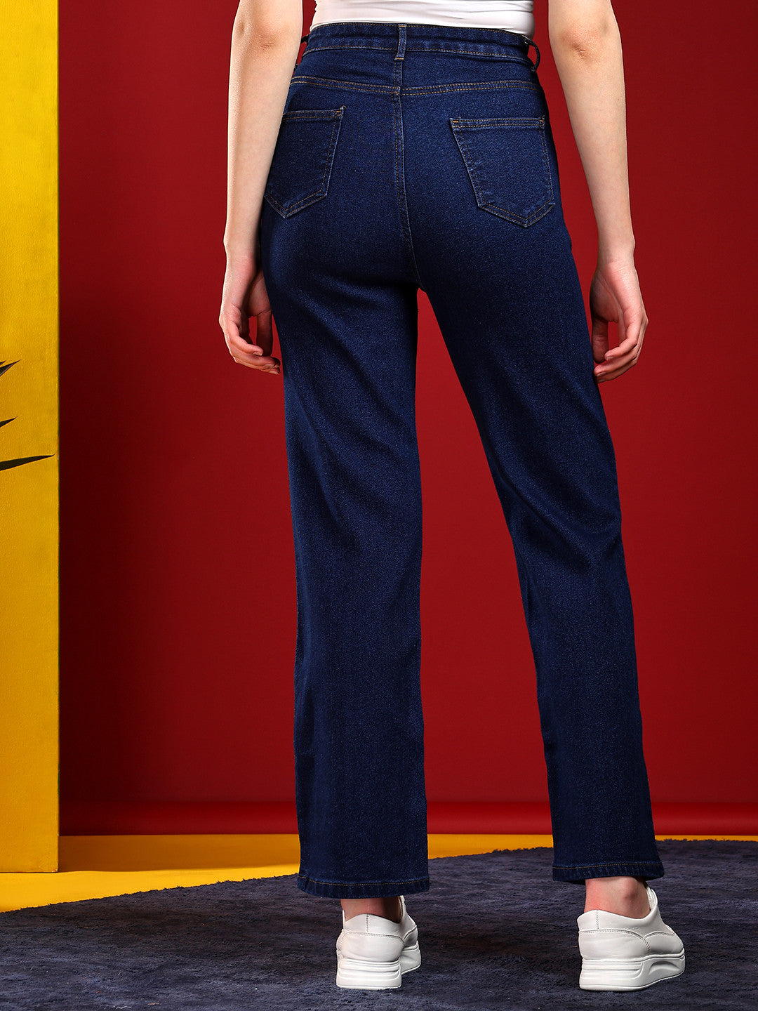 KOTTY Regular Women Dark Blue Jeans 