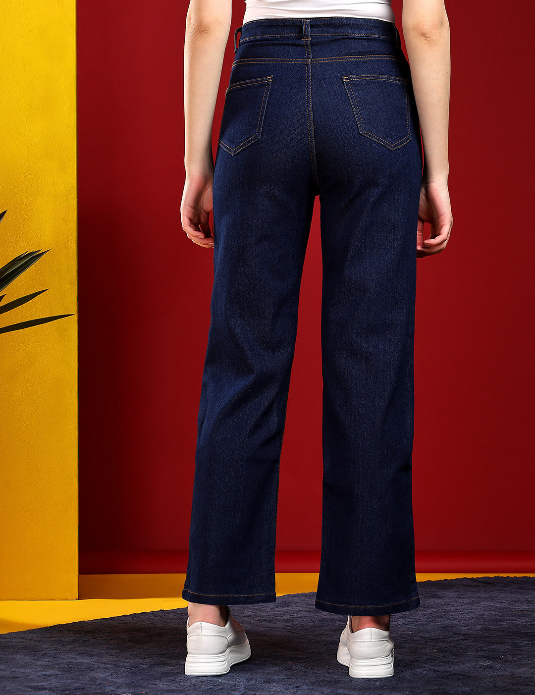 KOTTY Regular Women Dark Blue Jeans 