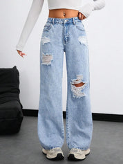 KOTTY Straight Fit Women Blue Jeans 