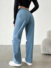 KOTTY Straight Fit Women Blue Jeans 