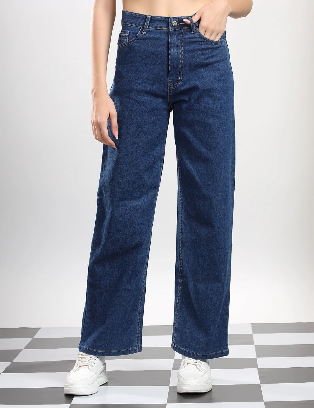 KOTTY Straight Fit Women Blue Jeans 