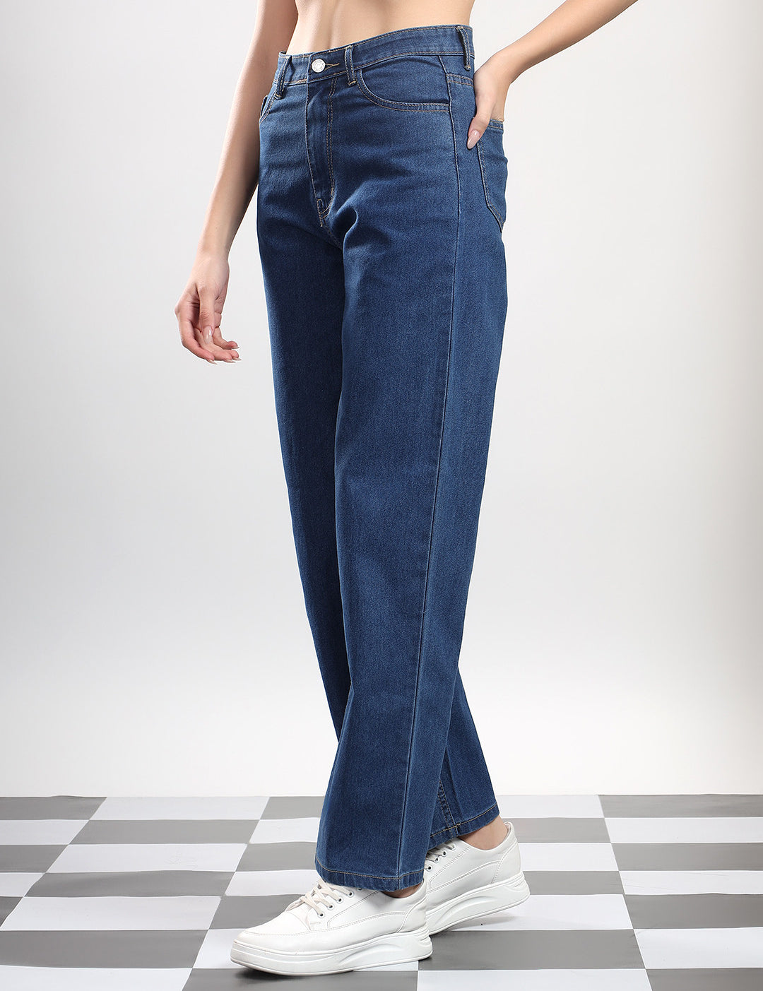 KOTTY Straight Fit Women Blue Jeans 