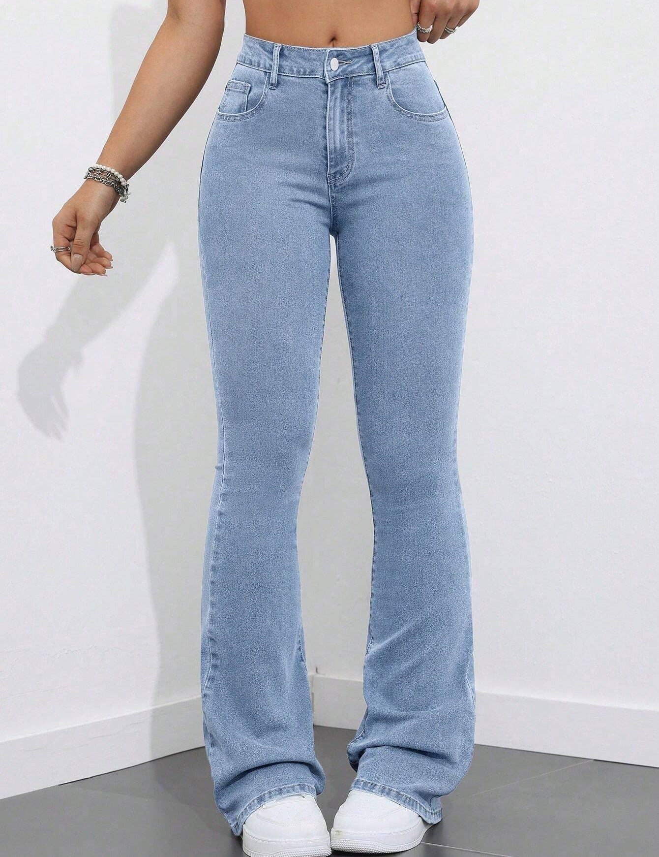KOTTY Boot-Leg Women Blue Jeans 