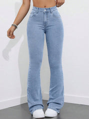 KOTTY Boot-Leg Women Blue Jeans 