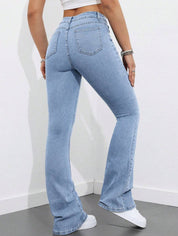 KOTTY Boot-Leg Women Blue Jeans 