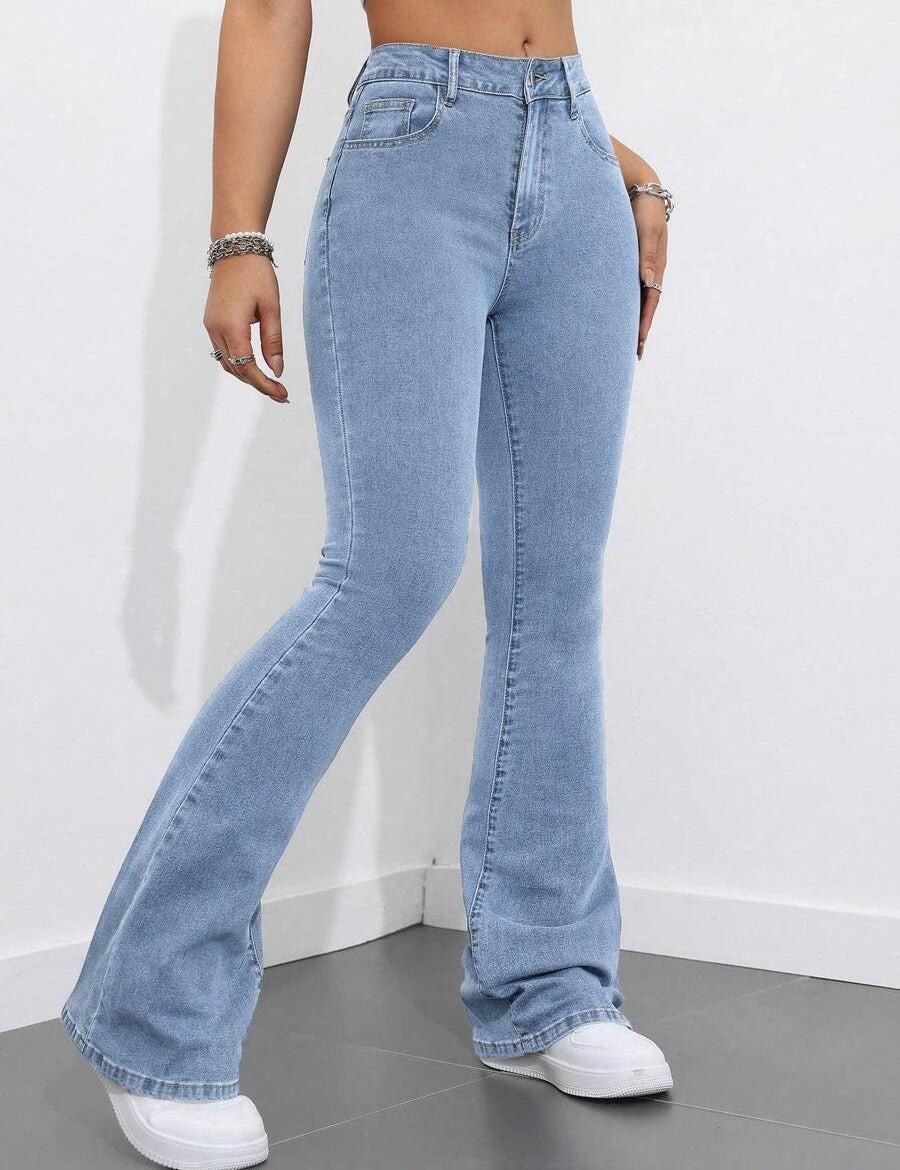 KOTTY Boot-Leg Women Blue Jeans 