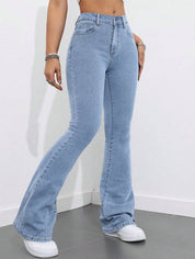 KOTTY Boot-Leg Women Blue Jeans 