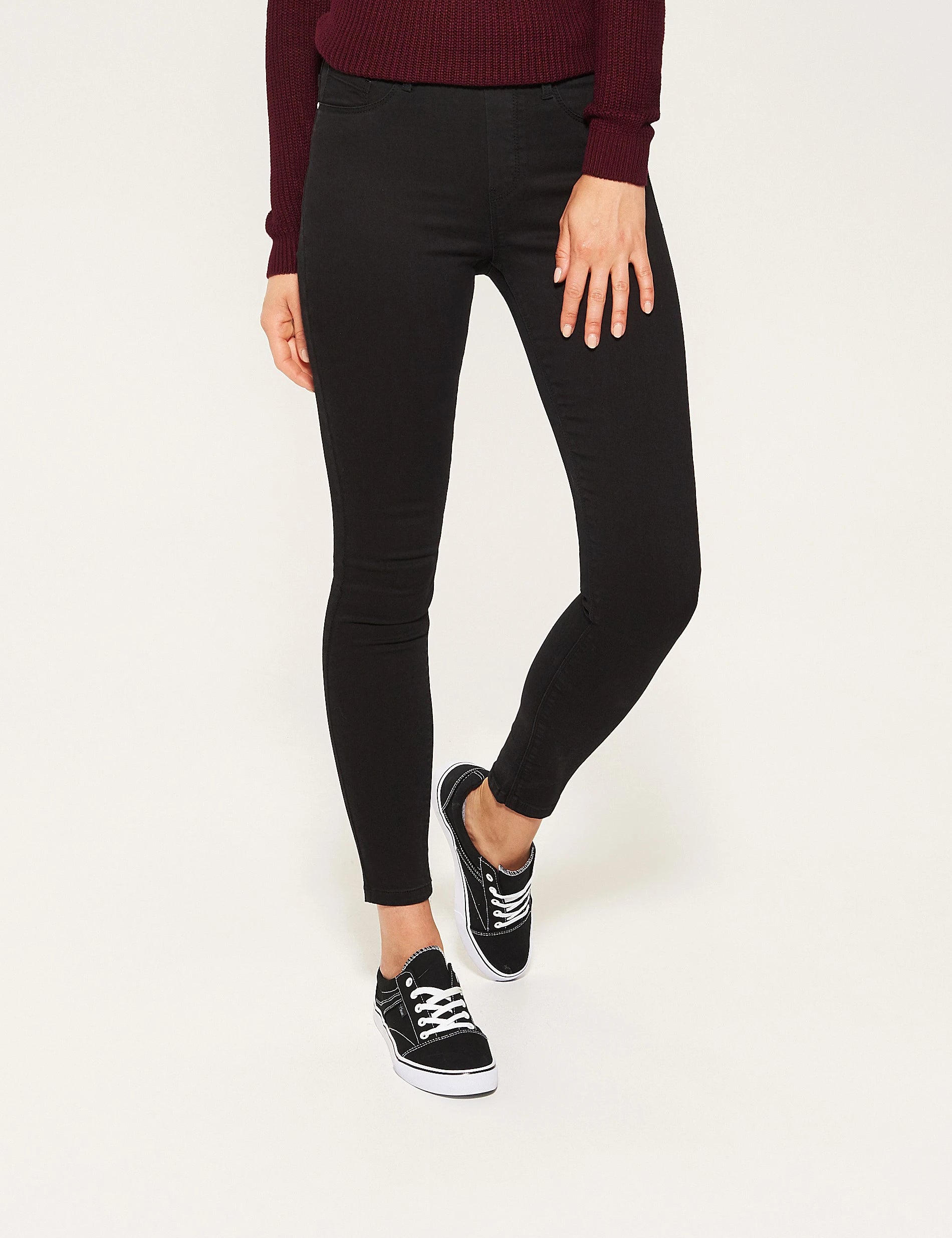 KOTTY Solid Womens Casual Regular Jeans