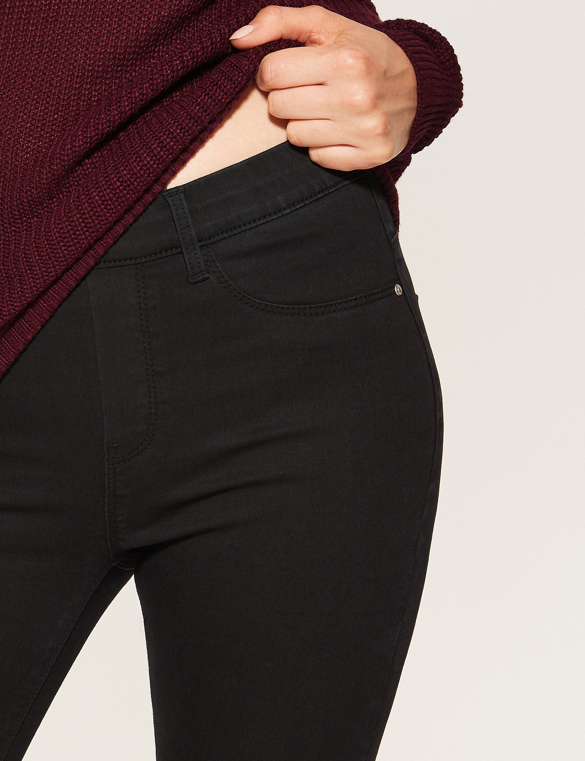 KOTTY Solid Womens Casual Regular Jeans