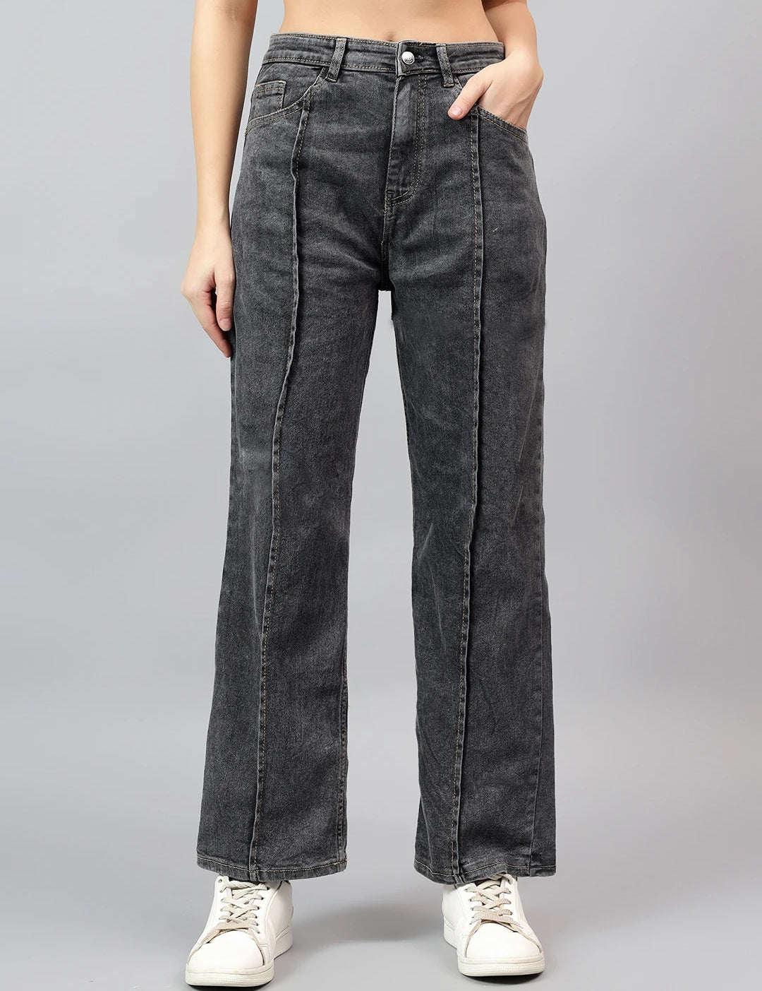 KOTTY Regular Women Grey Jeans 