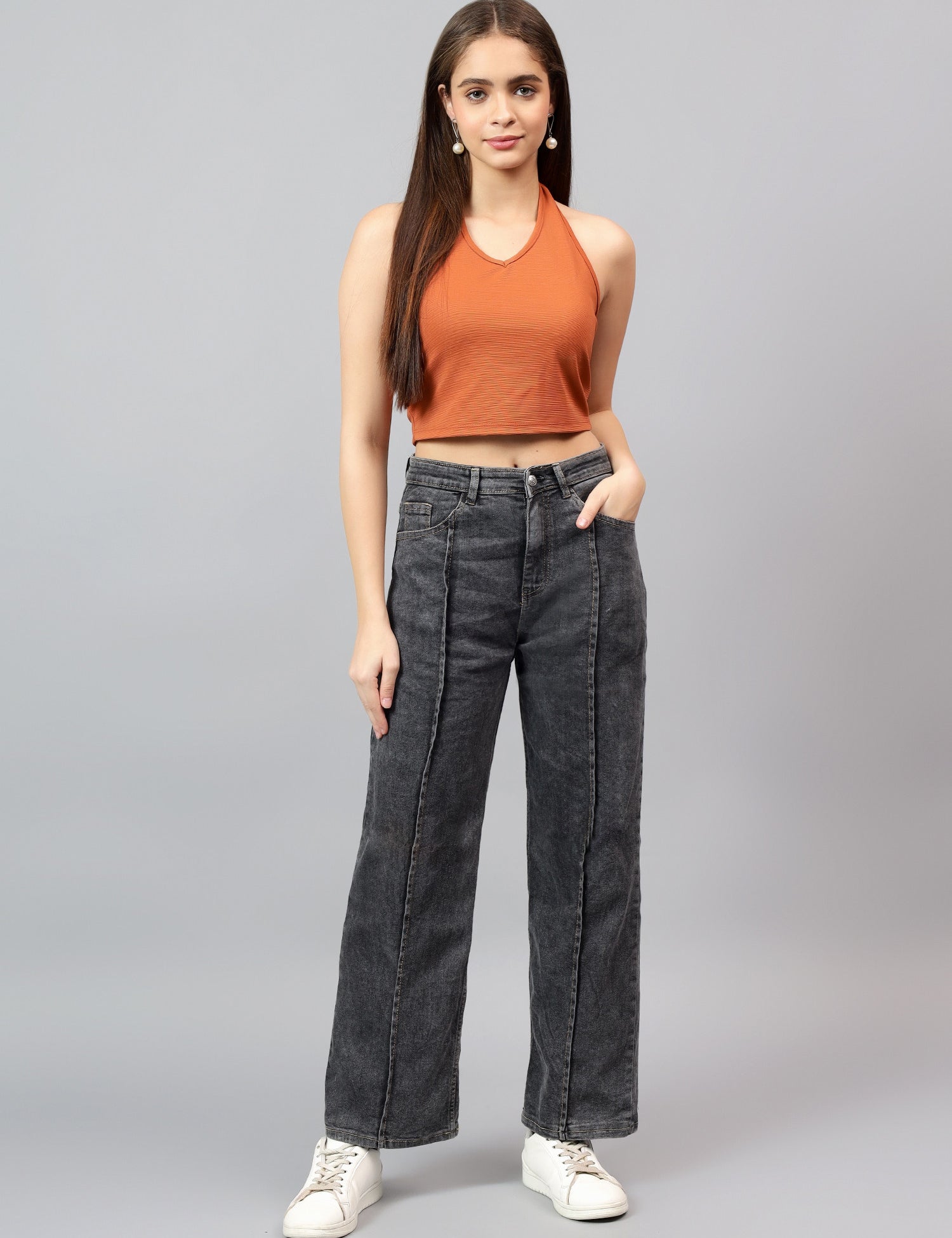 KOTTY Regular Women Grey Jeans 