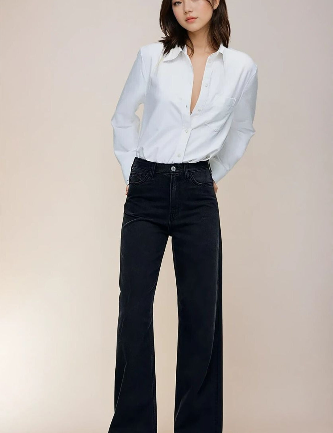KOTTY Straight Fit Women Black Jeans 