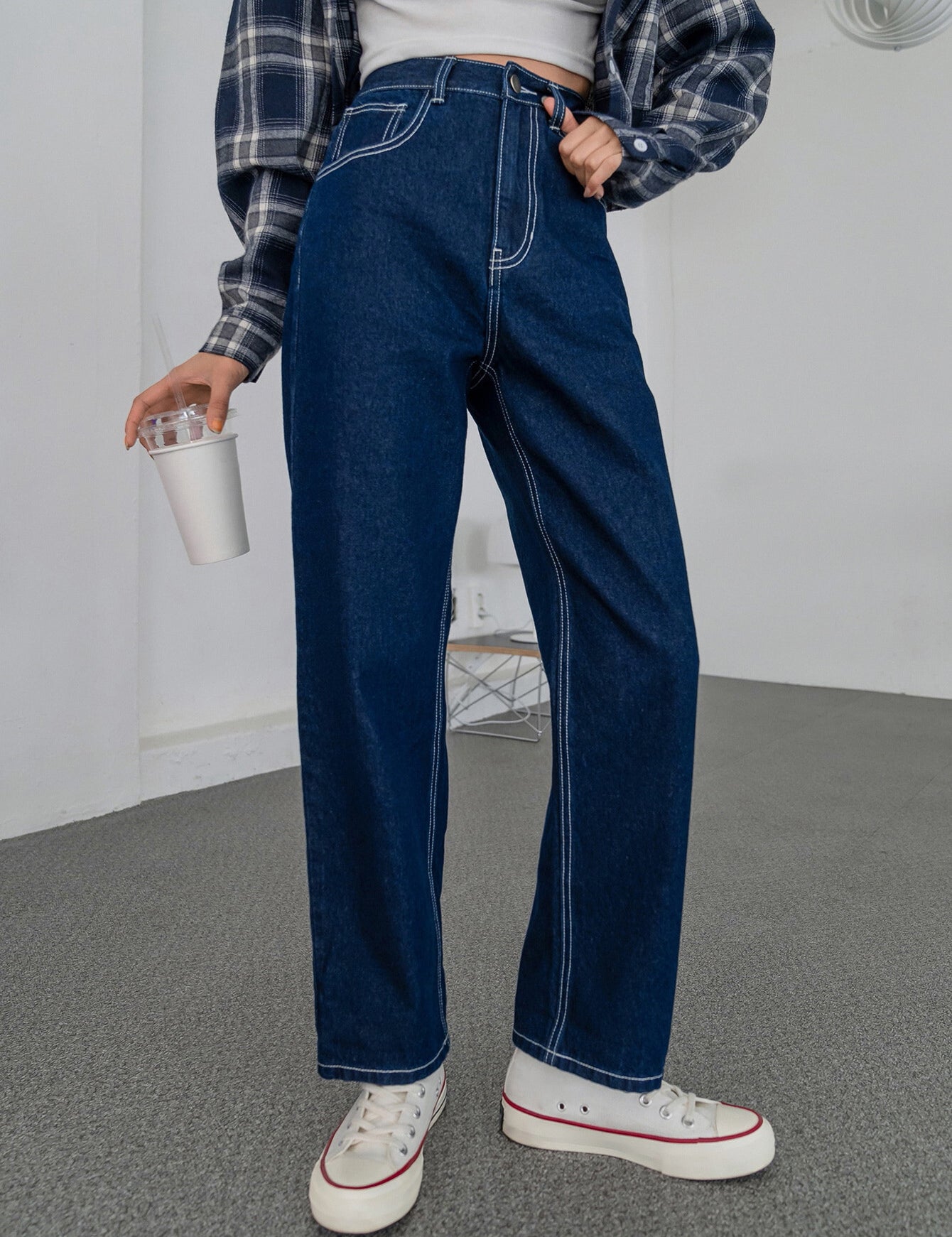 KOTTY Solid Womens Casual Regular Jeans