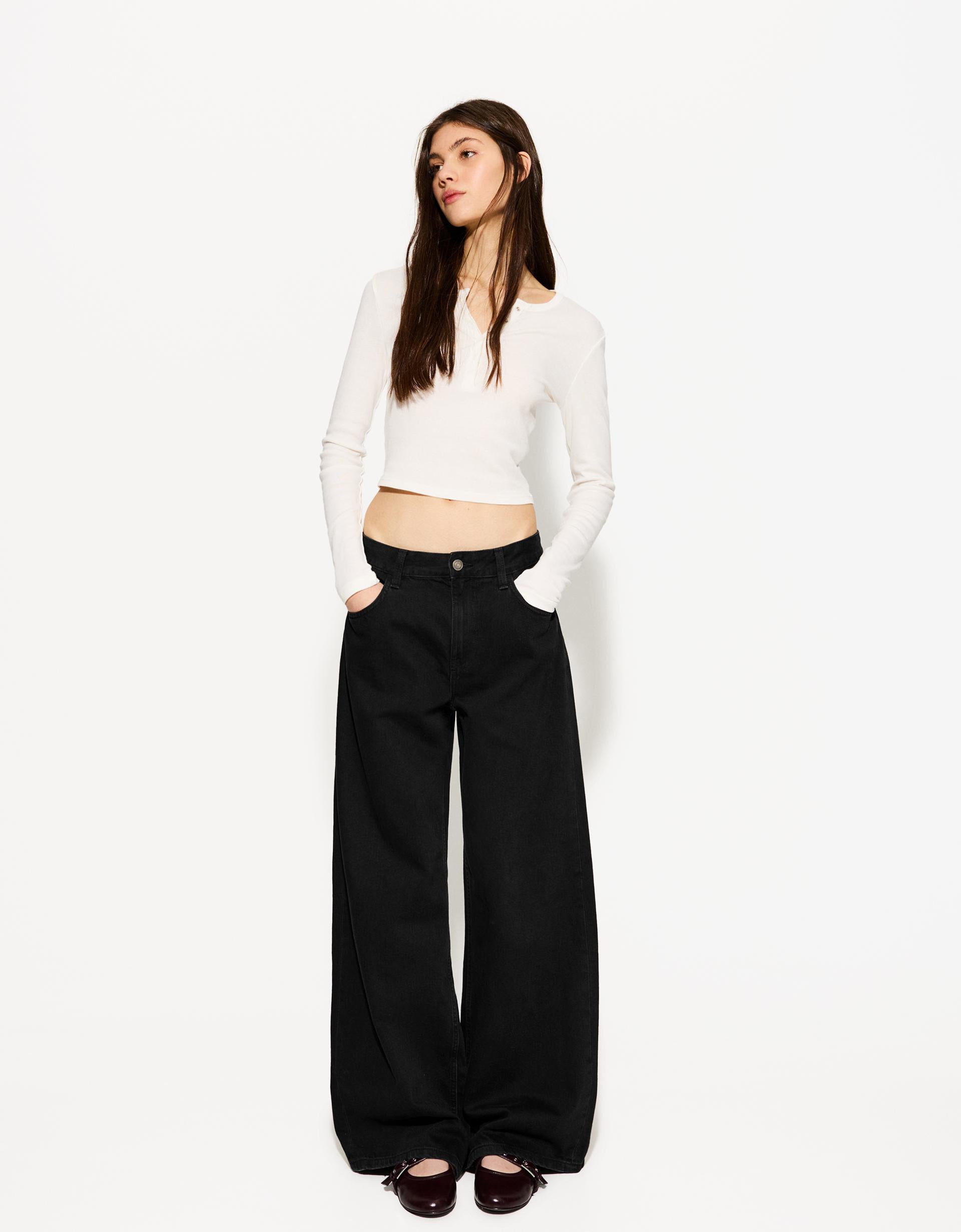 KOTTY Flared Women Black Jeans 