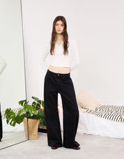 KOTTY Flared Women Black Jeans 