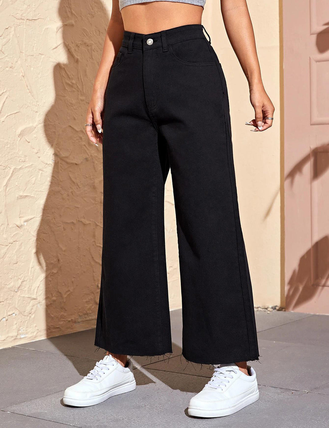 KOTTY Solid Womens Casual Regular Jeans
