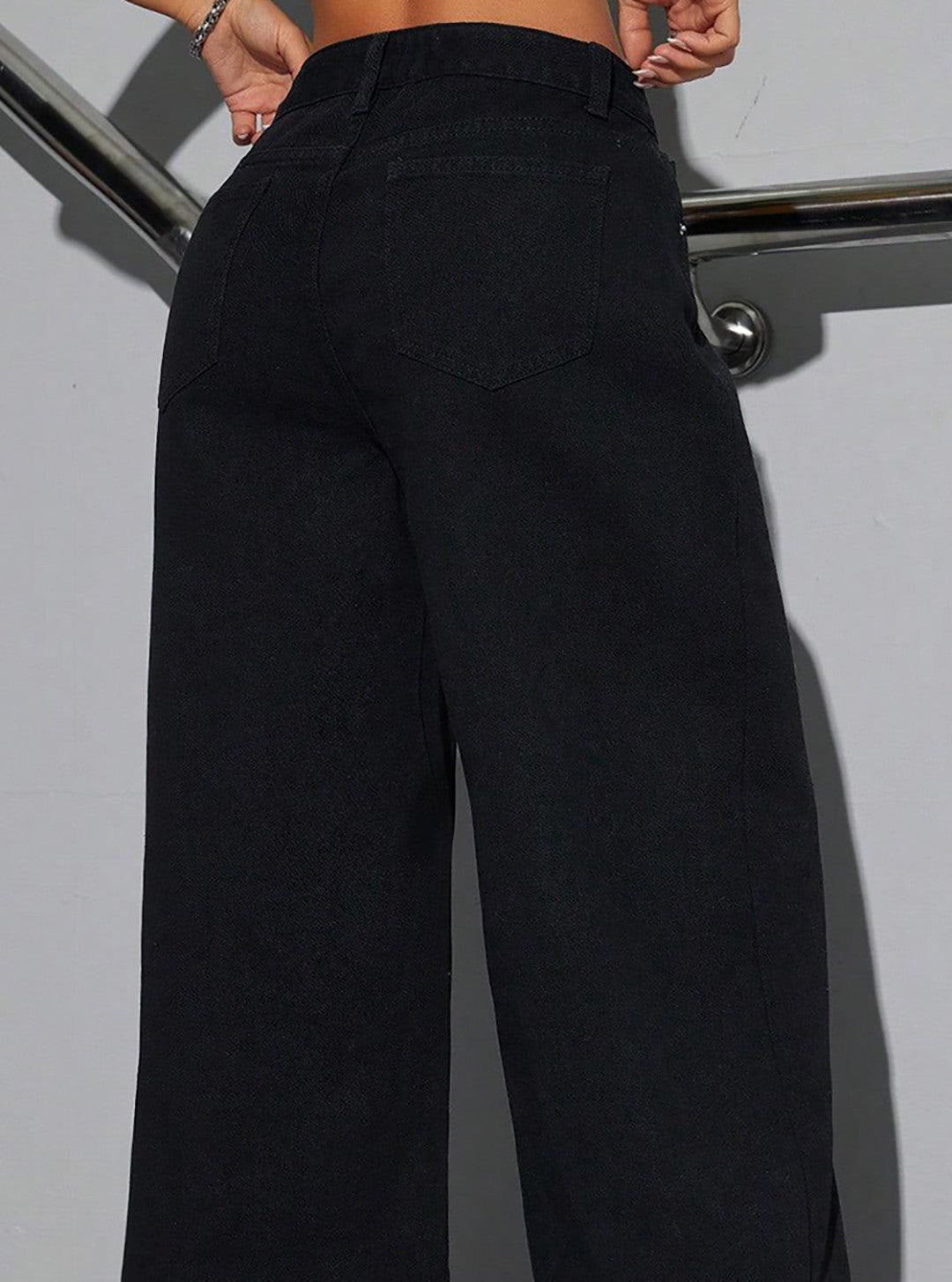KOTTY Solid Womens Casual Regular Jeans