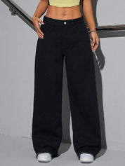KOTTY Solid Womens Casual Regular Jeans