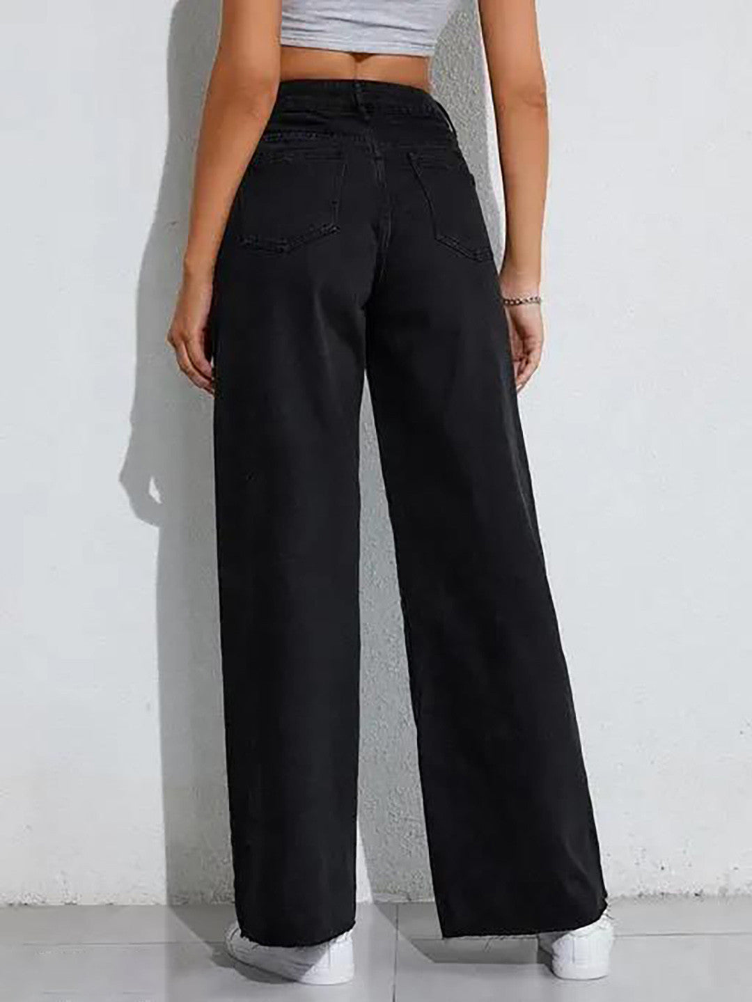 KOTTY Solid Womens Casual Regular Jeans