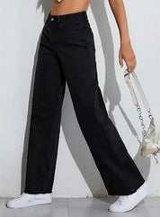 KOTTY Solid Womens Casual Regular Jeans