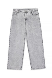 Women's Grey Washed Regular Fit Jeans