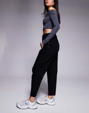 Women's High Waist Black Wide Leg Denim Jeans