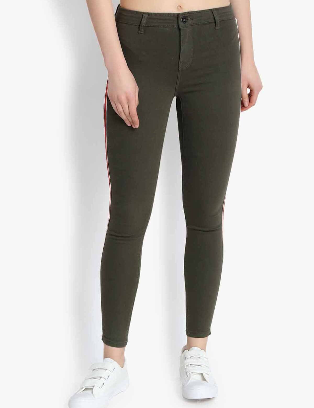 KOTTY Regular Women Green Jeans 